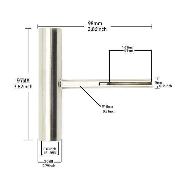 釣りのプッシュチューブツール、ウィッシュボーン挿入ツール、T字型部品、氷釣り用のダイビング釣りラテックスチューブ、女性大人