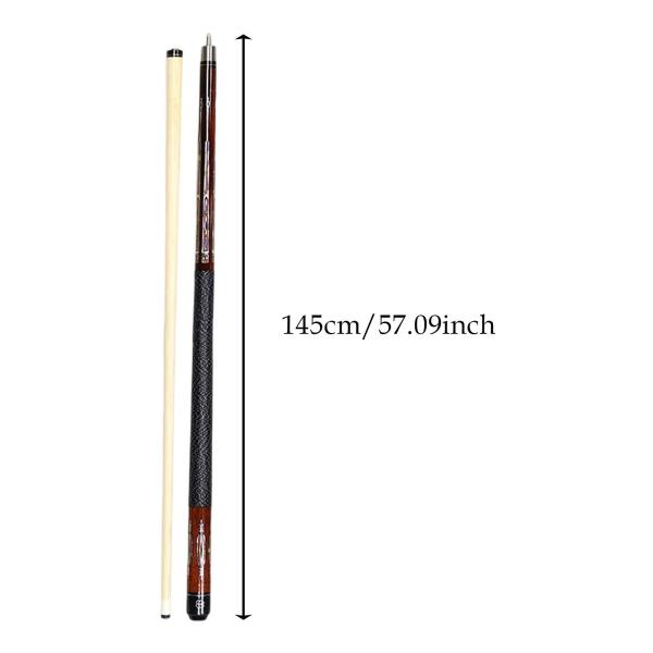 1/2 スプリット ビリヤード キュー スタイリッシュ ポータブル スターター 13mm チップ ゲーム バー ハウス用 ダークブラウン