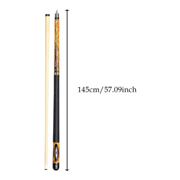 1/2 スプリット ビリヤード キュー スタイリッシュ ポータブル スターター 13mm チップ ゲーム バー ハウス用 イエロー