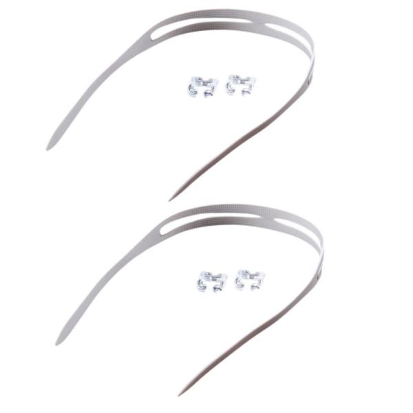 スイミングゴーグルストラップ 2個 軽量アクセサリー 水泳用メガネストラップ