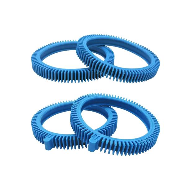 プールクリーナータイヤ用品 スイミングプール用クリーニングツール 水中家庭用フロントリアタイヤ