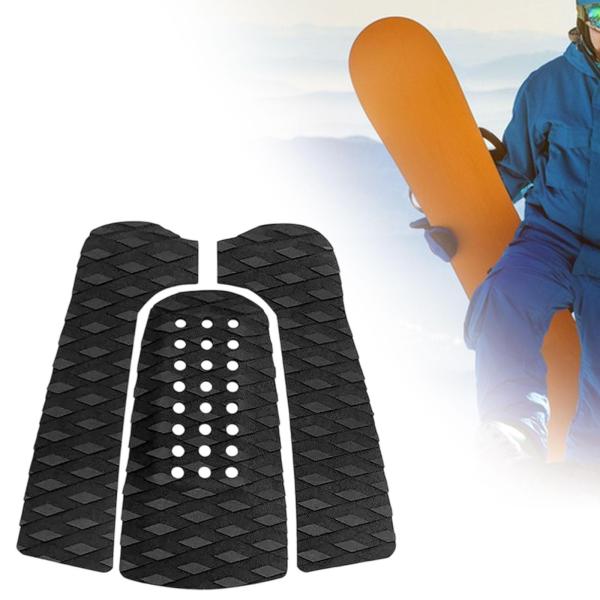3ピース/個サーフボードトラクションパッドノンスリップストンプパッドDIYサプライエヴァフォームデッキグリップフロアマット用ウォータースポーツパドルボ