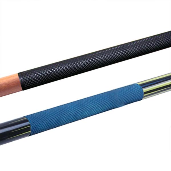 プールキューハンドグリップラップ ノンスリップ 長さ30cm スヌーカー実用チューブスリーブ ブラック
