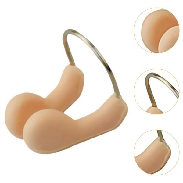 シリコンノースプラグ、水泳ノーズクリップアクセサリーアンチスリップ水中トレーニング用の軽量コンパクトプロテクター保護