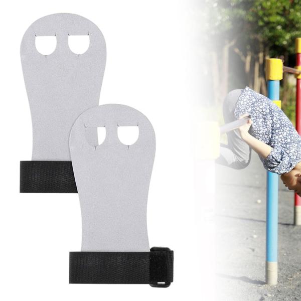 子供用体操ハンドグリップ 体操バー 手のひら保護 エクササイズ フィットネス用 ブラック L