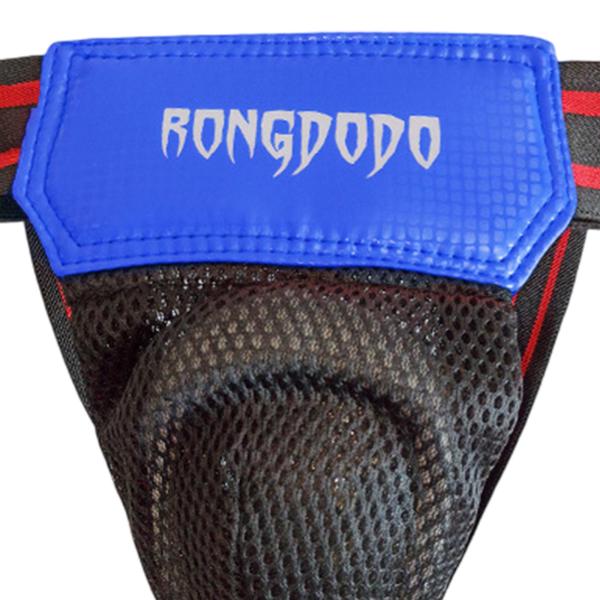 ボクシング鼠径部プロテクター 股間プロテクター 格闘技トレーニング MMA ファイティング用 ブルー L