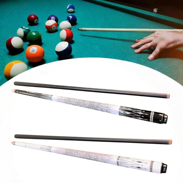 ビリヤードキュー プロのビリヤードプレーヤー練習用 ホワイト