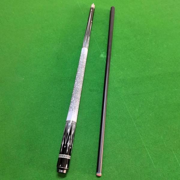 ビリヤードキュー プロのビリヤードプレーヤー練習用 ブラック