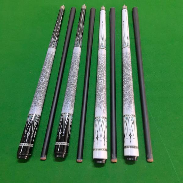 ビリヤードキュー プロのビリヤードプレーヤー練習用 ブラック
