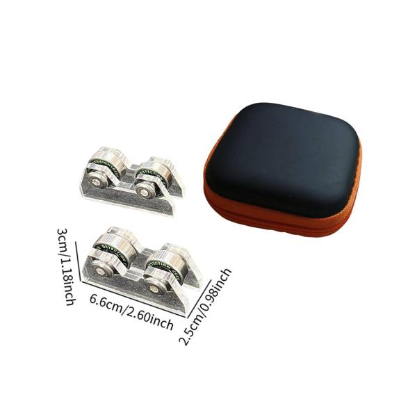 2x プール ビリヤード 真直度チェッカー 機器 バー修理 住宅検査ツール クリア