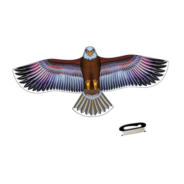 イーグルシェイプカイト アウトドアおもちゃゲーム 美しいスポーツカイト 休日の裏庭用 168cmx72cm