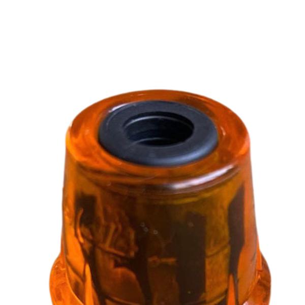 トレッキングポールチップアクセサリー コンパクトで丈夫な交換用足プロテクター イエロー 4個