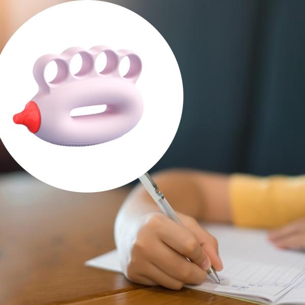 子供用ハンドグリップ強化器 人間工学に基づいた複数の抵抗レベル  ピンク