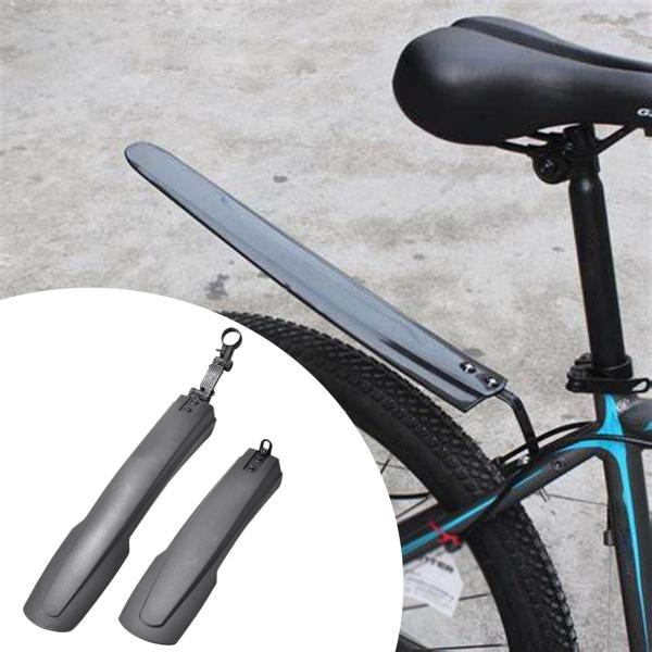 2個入り 自転車フェンダーアクセサリー 水しぶきや汚れから守る 装飾マッドフラップ 角度調節可能 取り付け簡単 スペアパーツ ブラック