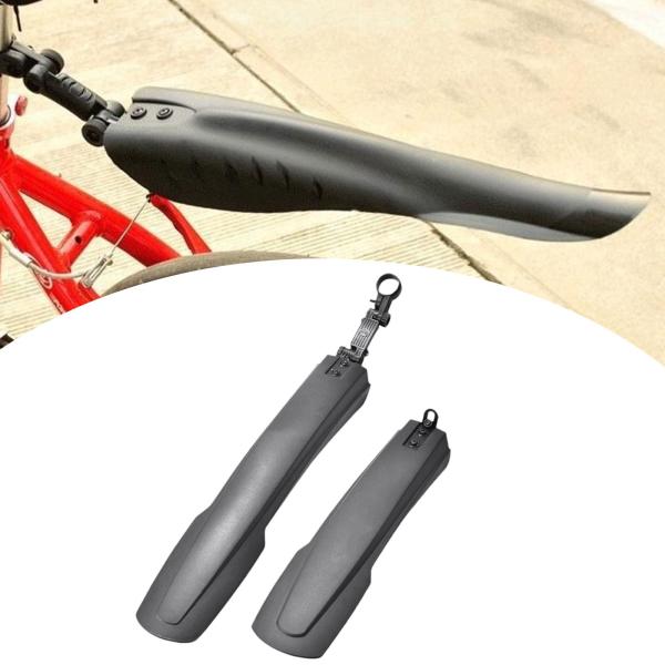 2個入り 自転車フェンダーアクセサリー 水しぶきや汚れから守る 装飾マッドフラップ 角度調節可能 取り付け簡単 スペアパーツ ブラック