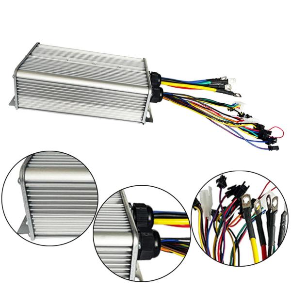 電気コントローラーモーターコントローラー48V 72Vダブルモード、バッテリー改造用コネクタ改造付き