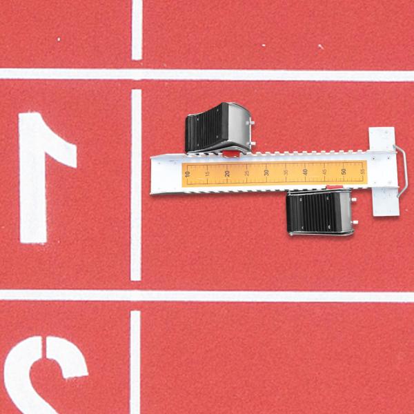 トラックスターティングブロック アスレチックスプリントツール ポータブル 4角度調節可能 アシスト機器 スプリンターペダル スプリント用