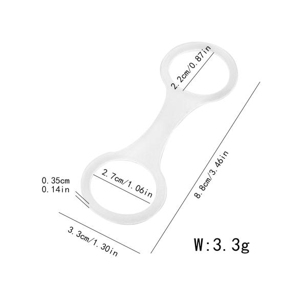 シリコン製シュノーケルキーパー、ファスナー、ダイビングシュノーケリングクリップ、リテーナー、シュノーケルマスクホルダー（シュノーケリング用）
