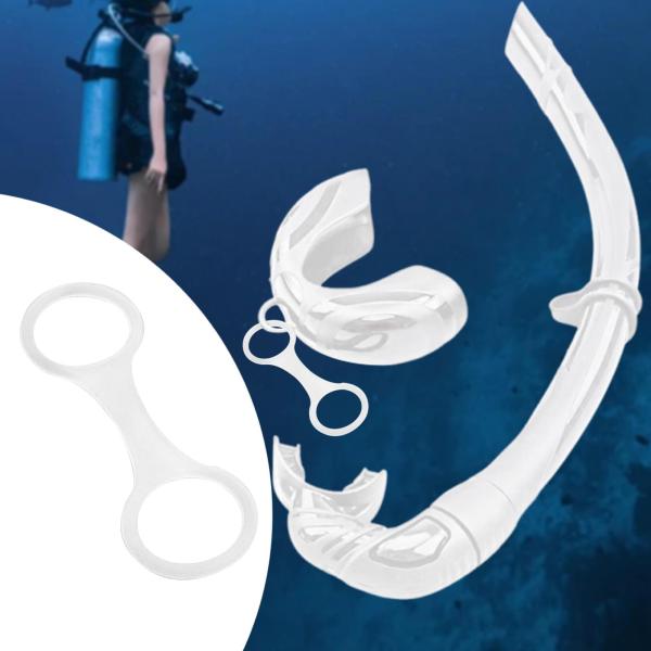 シリコン製シュノーケルキーパー、ファスナー、ダイビングシュノーケリングクリップ、リテーナー、シュノーケルマスクホルダー（シュノーケリング用）