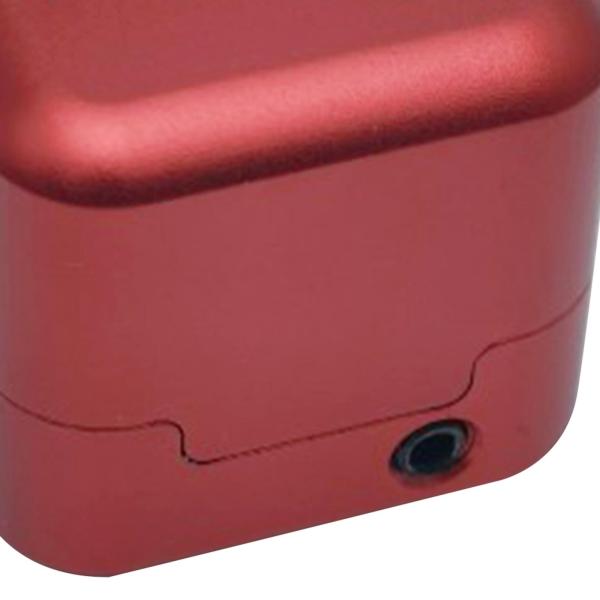 プールチョークホルダー 頑丈なスヌーカーチョークボックス コンパクト ビリヤードチョーク キャリーケース レッド