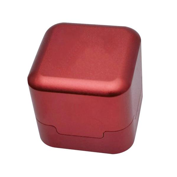 プールチョークホルダー 頑丈なスヌーカーチョークボックス コンパクト ビリヤードチョーク キャリーケース レッド