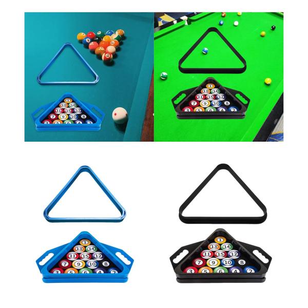 ビリヤード トライアングルラック プールテーブル用品 ビリヤードテーブル ホームトレーニング用 ブルー