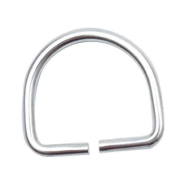 ステンレススチール製Dリングダイビングハードウェア、バッグ、縫製プロジェクト、衣類ベルト用M