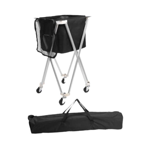 テニスボールカート、スポーツティーチングカート、大容量収納バッグ付きテニスボールホッパーコレクター、スポーツ、野球用 テニスボールカート、スポーツティーチングカート、大容量収納バッグ