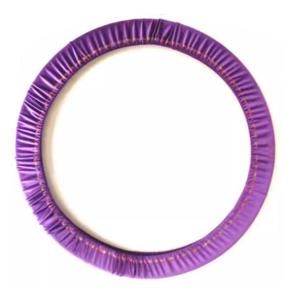 新体操フープカバー 軽量 ソフト カリステニクスアクセサリー パープル L