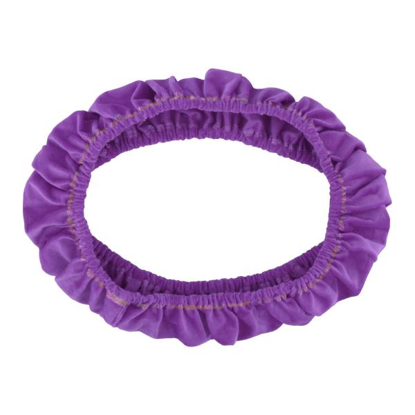新体操フープカバー 軽量 ソフト カリステニクスアクセサリー パープル L