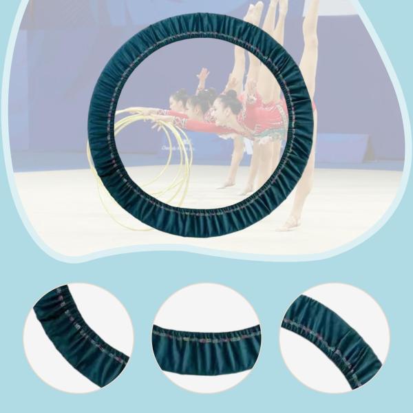 新体操リングカバー スポーツ用品 伸縮性 体操アクセサリー L