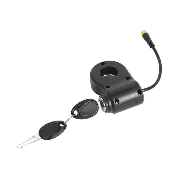 電気スイッチロック 3ピン 頑丈で安定した能 サムスロットル キー付き 交換部品供給用