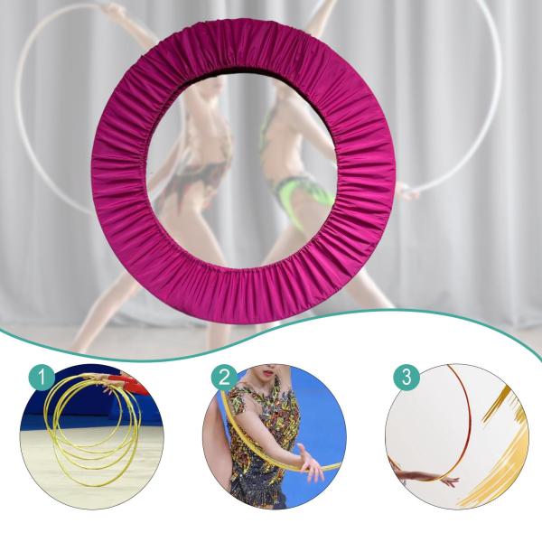 体操用保護カバー 85cm 伸縮性軽量保護ケース ローズレッド