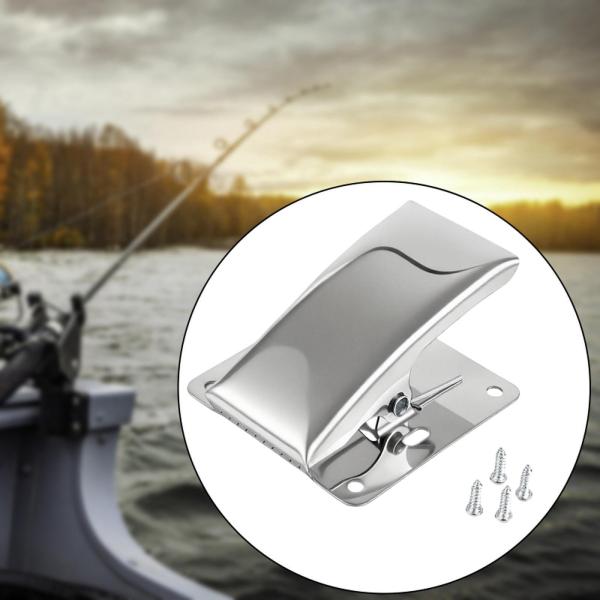 フィレットクランプクリーニングツールフィッシュテールクリップ使いやすいポータブル多機能ホームエルゴノミックシルバーネジ付きフィッシュクランプ