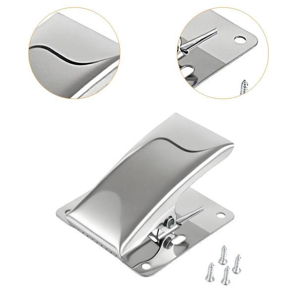 フィレットクランプクリーニングツールフィッシュテールクリップ使いやすいポータブル多機能ホームエルゴノミックシルバーネジ付きフィッシュクランプ