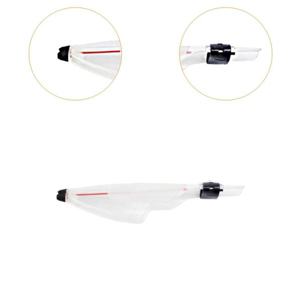 釣り竿先端プロテクター 頑丈 軽量 伸縮式 ロッドヘッドカバー 22x5.2cm 2個セット