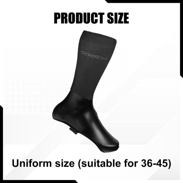 サイクリングシューズカバー プロテクター 自転車用オーバーシューズ 防水 自転車シューズカバー ブラック