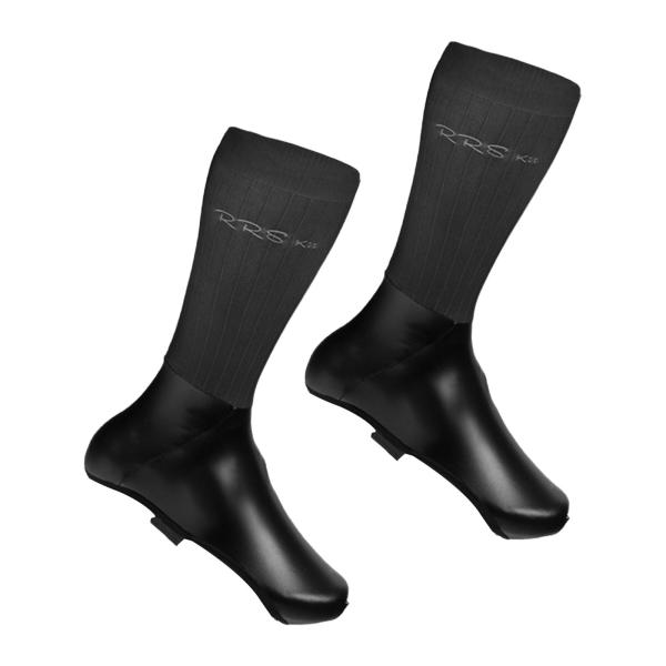 サイクリングシューズカバー プロテクター 自転車用オーバーシューズ 防水 自転車シューズカバー ブラック