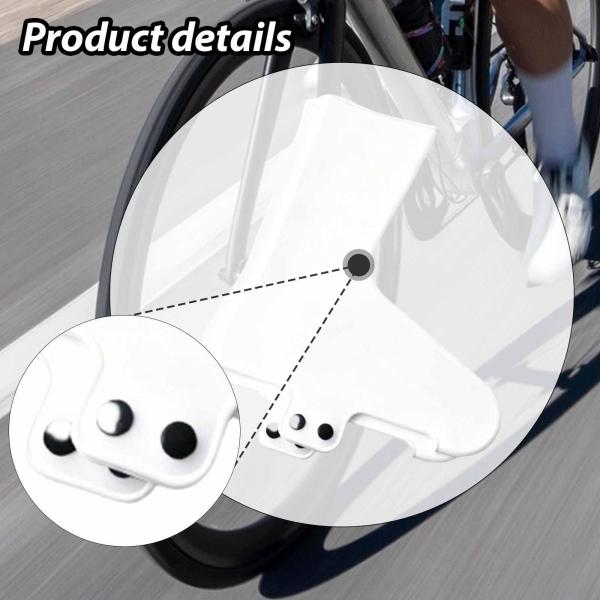 バイクロック シューズカバー 自転車用オーバーシューズ サイクルシューズカバー サイクリングシューズカバー ホワイト M