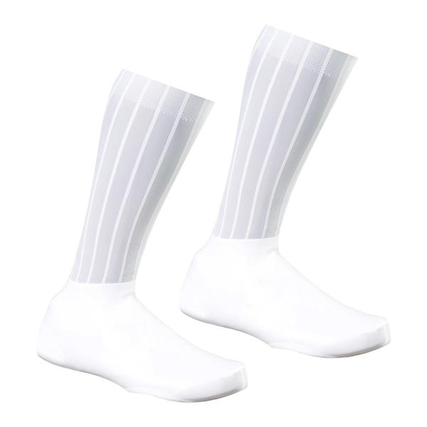 自転車用シューズカバー 自転車用オーバーシューズ レディース メンズ ブーツ 旅行用 サイクリングシューズカバー ホワイト S