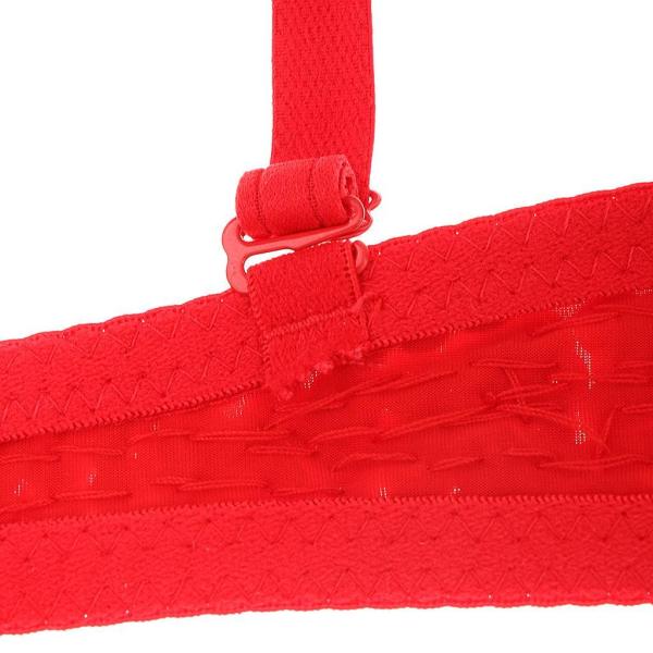 ベリーダンス クラブウェア 踊り衣装 ブラジャー    コスチューム 全6色 - レッド