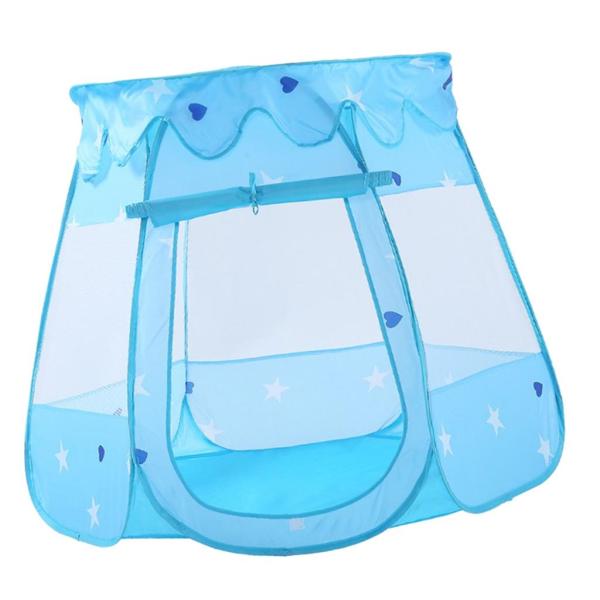 キッズインドアアウトドアポップアップキャッスルプレイテントボールピットプレイハウスAccsBlue