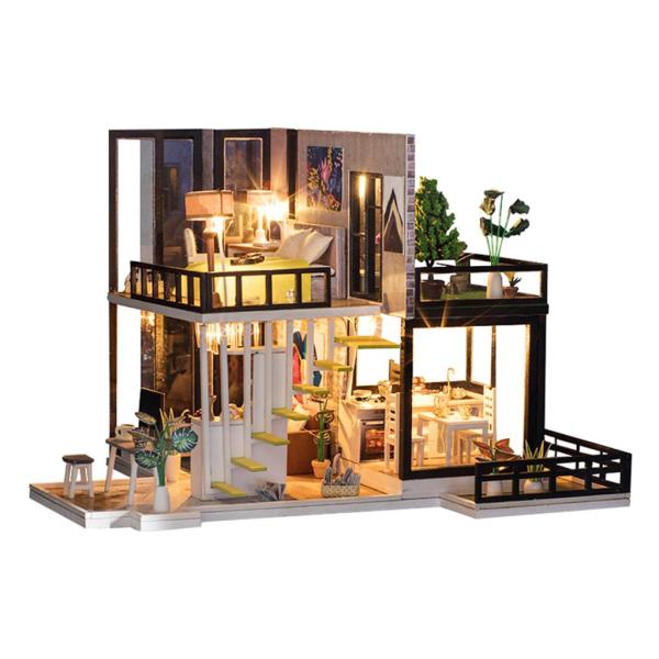 ドールハウス　完成品　照明配線済　週末値下げ ドールハウス 完成品 照明配線済 週末値下げの通販 by N shop