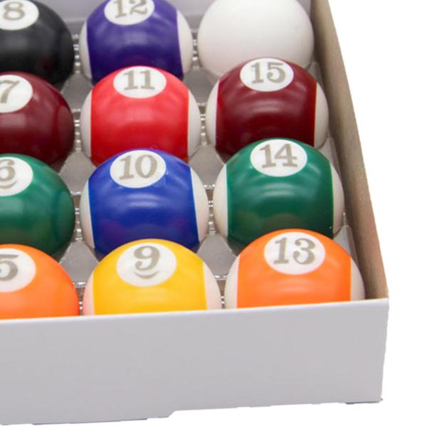 16x ビリヤードボールセット、ミニプールボール、軽量テーブルアクセサリー、樹脂製子供用ビリヤードボールおもちゃのビリヤードボール、ゲームルーム屋内デ
