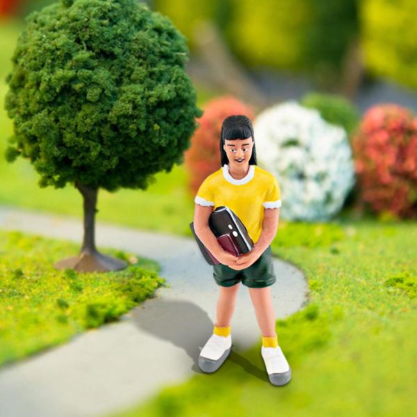 ミニチュアフィギュア 塗装済み 映画シーンコレクション デスクトップオーナメント 小さな人々 女の子