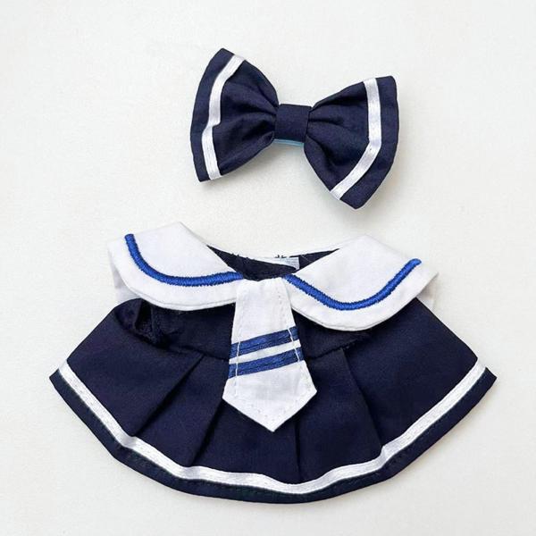 15 cm ぬいぐるみアヒルの服 ファッションアヒル人形 服 アクセサリー かわいいコスチューム ブルー