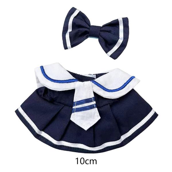15 cm ぬいぐるみアヒルの服 ファッションアヒル人形 服 アクセサリー かわいいコスチューム ブルー