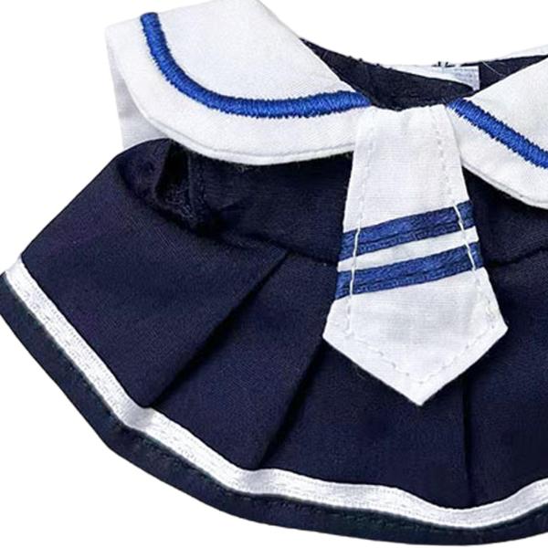 15 cm ぬいぐるみアヒルの服 ファッションアヒル人形 服 アクセサリー かわいいコスチューム ブルー