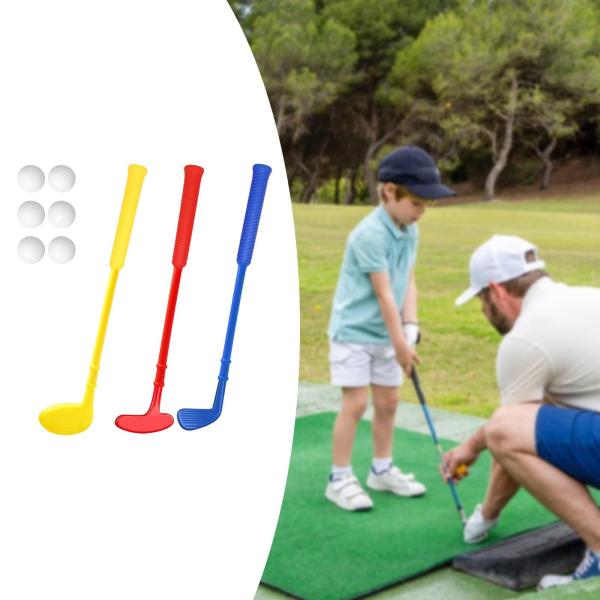 子供用ゴルフおもちゃセット トレーニング用ゴルフボールとクラブ