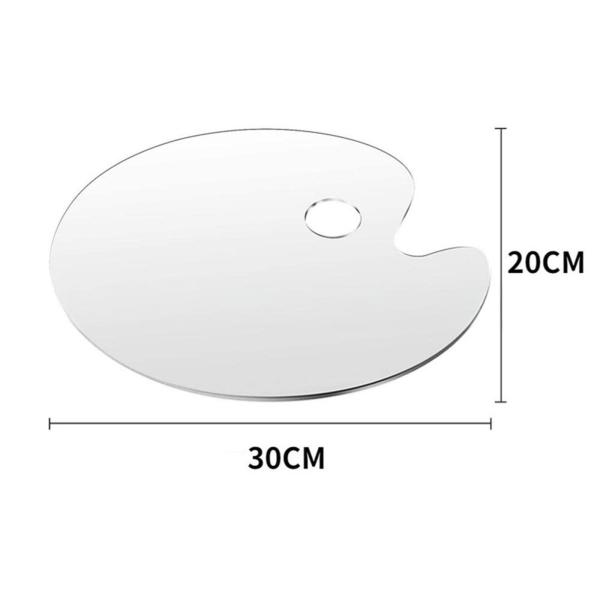 ペイントトレイパレット 2個セット アートペイントトレイパレット 子供用 学校プロジェクト 学生用 20cmx30cm